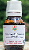 The Home Mold Formula: anti mold essential oils to treat bathrooms, showers, basements, closets.